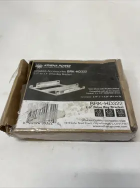 Brk-hd322 Athena Power 2.5 Inch Drive Nay Bracket Brk-hd322 Athena Power 2.5 Inch Drive Nay Bracket