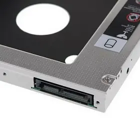 Nb-dvd-hdd-127 Axgear Sata 2nd Hdd Ssd Hard Drive Caddy For 12.7mm Universal Cd/dvd-rom #3