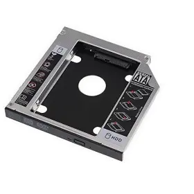 Nb-dvd-hdd-127 Axgear Sata 2nd Hdd Ssd Hard Drive Caddy For 12.7mm Universal Cd/dvd-rom