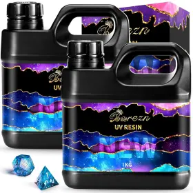 Bs-xk2000 Bsrezn 2000g Uv Resin Hard High Hardness And Crystal Clear Premixed Resina