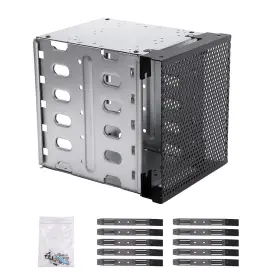 15825419431842 Calidaka Hard Drive Cage Galvanized Steel Plate Abs Plastic Tray Rac