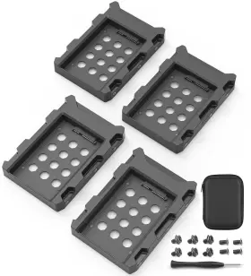 Hda-2535-p4b Decorstat 2.5 Inch Ssd To 3.5 Sata Hard Disk Drive Adapter Abs Mounting Bracket Kit 4