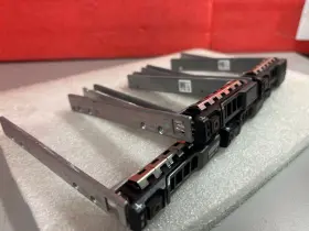 0xn394 Dell Lot Of 5 Poweredge 2.5 Inch Sas Sata Hard Drive Caddy #2