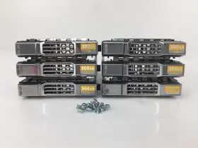018kyh Dell Equallogic Lot Of 6 - Sff Small Form Factor 2.5 Inch Caddy Labeled 300gb 10k