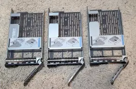 F238f-9w8c4 Dell 3x For 3.5 Inch Hard Drive Tray F238f To 2.5 Caddy Adapter 09w8c4 F238f-9w8c4 Dell 3x For 3.5 Inch Hard Drive Tray F238f To 2.5 Caddy Adapter 09w8c4