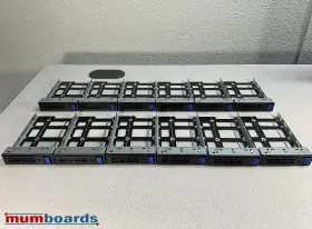 R282-z93 Gigabyte Mz92-fs0 Lot Of 12 Tray Caddy 2.5 Inch 3.5 Rack Server 2u