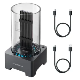 Graugear 18048 M.2 Nvme Sata Pcie Ssd Enclosure Adapter Docking Station With Cool Inch