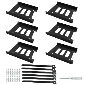 Zq231129897 Harskiyer Ssd Hdd Holder Sturdy Mounting Bracket For 2.5 To 3.5 Hard Drive Adapter 6