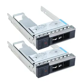 Heretom X7k8w 9w8c4 3.5 Inch Hard Drive Tray Caddy With 2.5 Adapter Compatible Silver