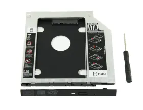 Highfine 724884437669 Universal 9.5mm Sata To 2nd Ssd Hdd Hard Drive Caddy Adapter Tr Highfine 724884437669 Universal 9.5mm Sata To 2nd Ssd Hdd Hard Drive Caddy Adapter Tr
