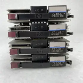 404713-001 Hp 289243-001 Genuine Ultra320 3.5 Inch Scsi Hdd Caddy Tray 72.8gb 15k Lot Of 4 #2
