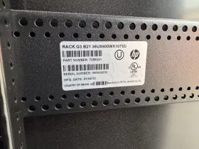36ux600wx1075d Hp Used Assy Rack G3 With Wheels P/n 7288020 Read