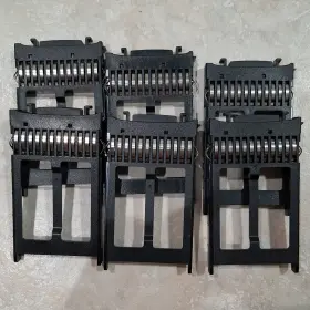 Hp 376383-002 3.5 Inch Drive Bay Caddy Lot Of 6 Black Rigid Plastic