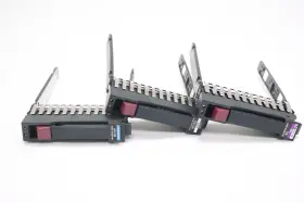 Hp 504334-001 Proliant G5 G6 G7 2.5 Inch Sas Sata Hdd Caddy Tray Lot Of 3 Open Box