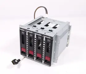 874035-001 Hp Proliant Ml110 Gen10 Sata Hdd 4lff Drive Cage With Trays And Cable