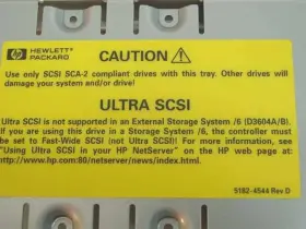5182-4544 Hp D4289 Hot Swap Scsi Sca-2 Drive Tray - #3 5182-4544 Hp D4289 Hot Swap Scsi Sca-2 Drive Tray - #3