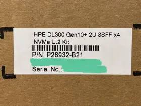 P26932-b21 Hp Hpe Proliant Dl300 Gen10 Plus 2u 8sff X4 Nvme 16g U.2 Bc P26932-b21 Hp Hpe Proliant Dl300 Gen10 Plus 2u 8sff X4 Nvme 16g U.2 Bc