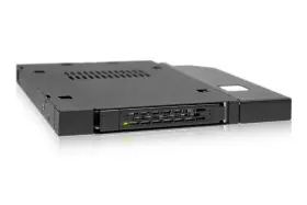 Mb411spo-b Icy Dock 2.5 Inch Sata/sas Hdd/ssd Rugged Full Metal Mobile Rack For Slim Odd