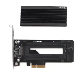 Mb987m2p-1b Icy Dock M.2 Nvme Ssd To Pcie Adapter Card With Heatsink P/n Tested #2 Mb987m2p-1b Icy Dock M.2 Nvme Ssd To Pcie Adapter Card With Heatsink P/n Tested #2