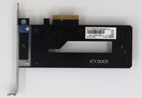 Mb987m2p-1b Icy Dock M.2 Nvme Ssd To Pcie Adapter Card With Heatsink P/n Tested #3 Mb987m2p-1b Icy Dock M.2 Nvme Ssd To Pcie Adapter Card With Heatsink P/n Tested #3