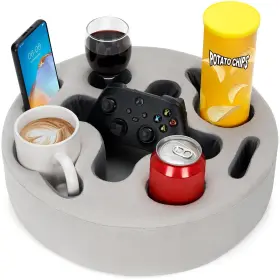 Inno Stage 078-silvergrey Couch Cup Holder-sofa Holder Pillow Caddy Buddy Drinks Cupholde