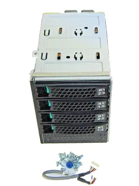 Intel H46617-003 Fup4x35s3hsdk 4-drive 3.5 Inch Sas/sata Tray Cage With Short Cable