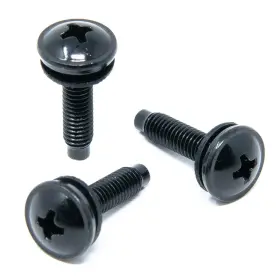 Kraftex 715235751282 10-32 Rack Screws 50-pack - Versatile Server Accessories For Network Cab