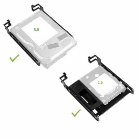 01mn414 Lenovo Thinkstation P520 P620 Hard Drive Caddy Tray 3.5 Inch 2.5 P/n