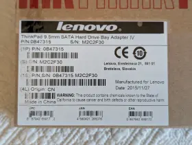 0b47315 Lenovo 887942659172 Thinkpad 9.5mm Sata Hard Drive Bay Adapter Iv 04x1602 Brackets #3