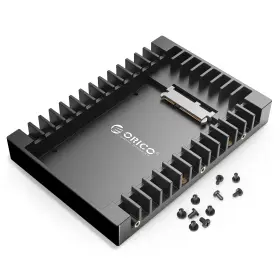 1125ss-v1-bk-ep Orico 2.5 To 3.5 Sata Ssd/hdd Adapter Caddy 6 Gbps Supports 7 12.5 Mm Drives