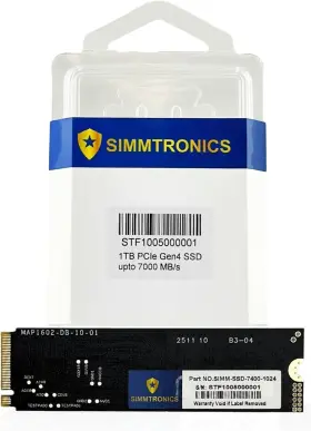 Us-simm-ssd-7400-1024-a Simmtronics -us-simm-ssd-7400-1024-a 1tb Pcie 4.0 Nvme M.2 Ssd Us-simm-ssd-7400-1024-a Simmtronics -us-simm-ssd-7400-1024-a 1tb Pcie 4.0 Nvme M.2 Ssd