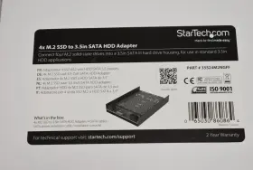 35s24m2ngff Startech 4x M.2 To 3.5in Sata Hdd Adapter P/n 35s24m2ngff Startech 4x M.2 To 3.5in Sata Hdd Adapter P/n