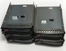 Supermicro 01-sc81523-xx000001 Lot Of 5 3.5 Convert To 2.5 Hdd Drive Tray Caddy