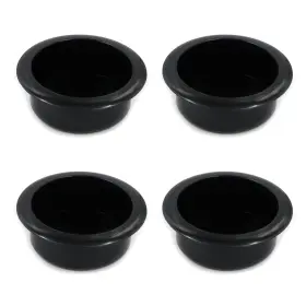 T Tulead Add2004142443 4pcs Cup Holders Sofa Couch Plastic Holder Boat Table Black