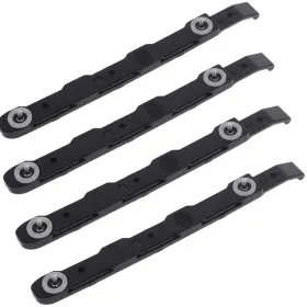 111us19082905 Tablere 4 Pcs Chassis Hard Drive Mounting Plastic Rails Black