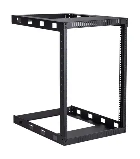 Techtoo 059116553455 Wall Mount Rack Open Frame 19inch Server Equipment Heavy Duty Network Eq