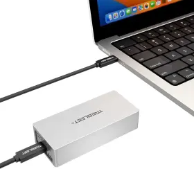 Trebleet 8128 Tb5 80gbps& Usb Dual-protocol M.2 Nvme Ssd Enclosure Usb4 V2.0 For Thunderbolt