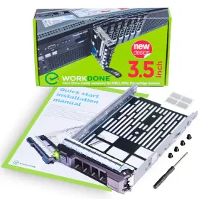 Workdone 429830030867 3.5 Inch Hard Drive Caddy Tray - Compatible For Dell Poweredge Selec Workdone 429830030867 3.5 Inch Hard Drive Caddy Tray - Compatible For Dell Poweredge Selec