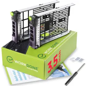 Workdone 429830030874 2-pack - 3.5 Inch Hard Drive Caddy Compatible For Dell Poweredge S