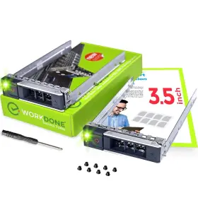 R640 Workdone 430072570455 2pack 3.5 Inch Drive Caddy Compatible For Poweredge 14th Gen R340 R440 R540 R640 Workdone 430072570455 2pack 3.5 Inch Drive Caddy Compatible For Poweredge 14th Gen R340 R440 R540