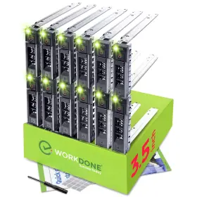 Workdone 430072570486 12-pack - 3.5 Inch Hard Drive Caddy Compatible For Dell Poweredge Selected 14-1