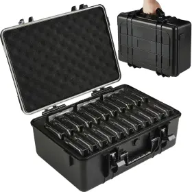 Ydeplveo 742404473850 Hard Drive Case Fits 25-bay Protection 3.5 Inch Hdd High-density Protective Foa