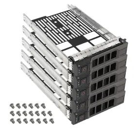 Yeechun 840637173544 3.5 Inch Sas Sata Hard Drive Tray Caddy Replacement Compatible With Dell Poweredg