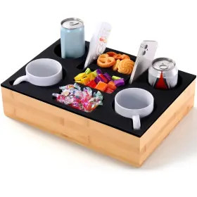 Tz-yerliker-0690 Yerliker Couch Cup Holder Tray Silicone Caddy Waterproof Anti-spill So