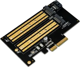 Zba004 Zimaboard Dual M.2 Pcie Adapter For Sata B Key And Nvme M Ssd With High-speed P