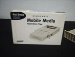 Vintage Genica GN-210 Mobile Rack Hard Drive Tray Hot Swap 5.25 Bay Ide Pata. Fixed Price $29.99.