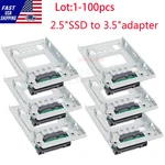 Lot 654540-002 Hp, Dell, Lenovo Universal 2.5" To 3.5" Ssd Tray Caddy Adapter. Fixed Price $424.00.