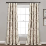 Lush Decor Avon Light Filtering Window Curtain Panel Single, 54" X 84" L, N.... Fixed Price $49.39.
