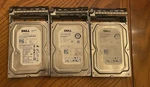 Lot Of 3 Dell WD2502ABYS-18B7A0 250GB 7.2K Sata Hdd With Tray, Tested No Bad Sec. Fixed Price $49.99.