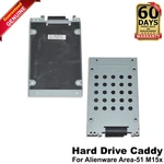 Lot Of 2 Alienware AREA-51 M15X Internal Hard Drive Caddy Silver 3GMX3HB0000. Fixed Price $17.99.